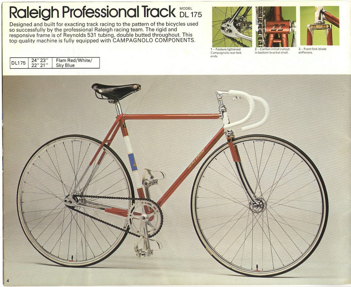 1972 Raleigh Professional Track